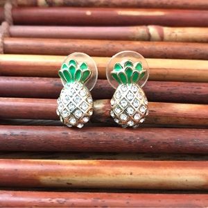 Pineapple stud earrings